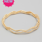 Wavy Bangle Set