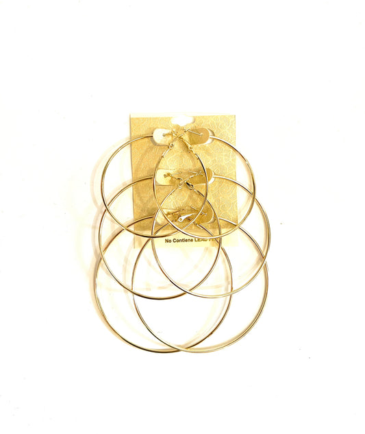 Classic Hoops - Gold