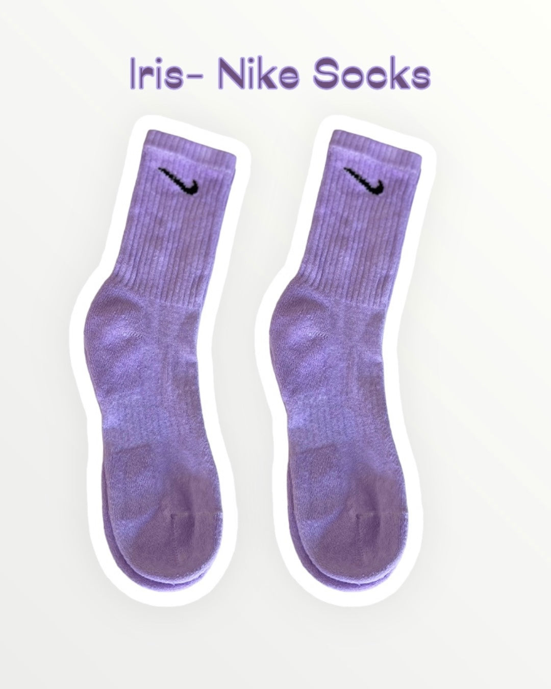 VS Hand Dyed Nike Socks- Single Pair