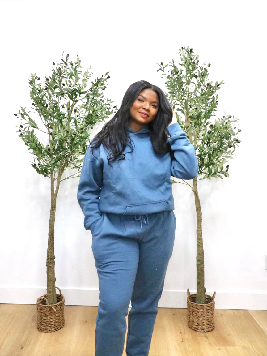 AVG Sweatsuit- Denim Blue