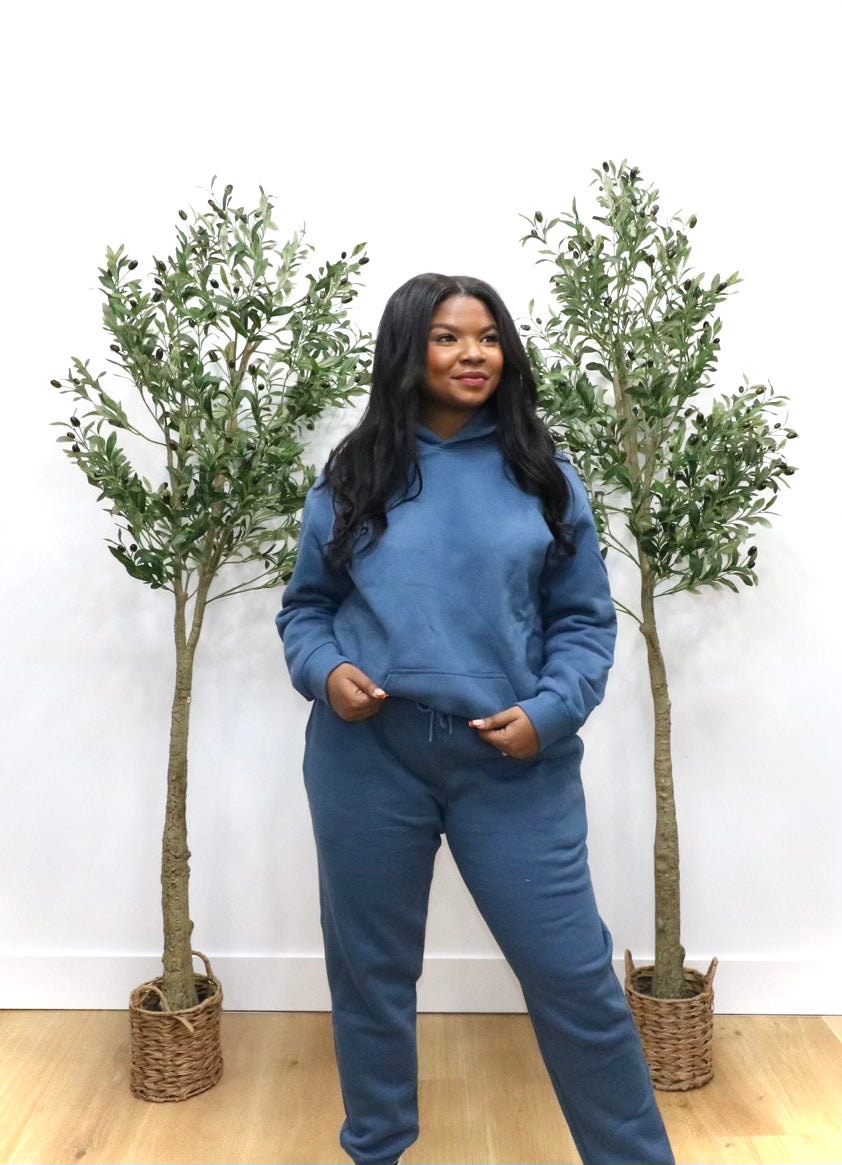 AVG Sweatsuit- Denim Blue